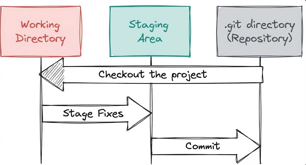 The Three States in Git